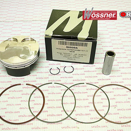 Piston Kit 06-9 Tc TE250 76.00, Wossner 8650DA Husqvarna