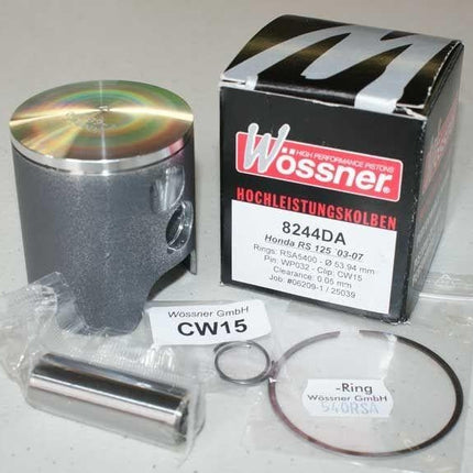 Piston Kit RS125 Gp Domed 54.0 A, Forged Wossner 8244DA