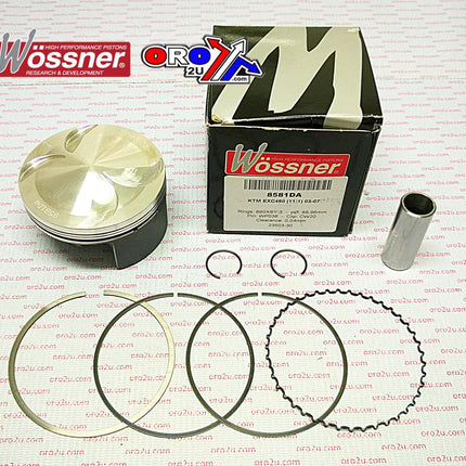 Piston Kit 02-07 KTM EXC450 89, Wossner Wossner 8581DA 59430007000