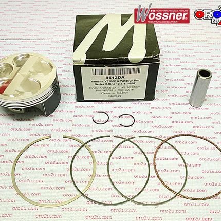 Piston Kit 05-07 YZF250 77.00, Wossner 8612DB 2-RING