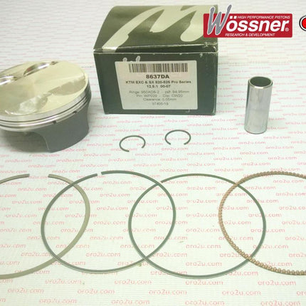Piston Kit KTM 520 525 Exc Sx, Wossner 8637DC KTM 00-09 Hc