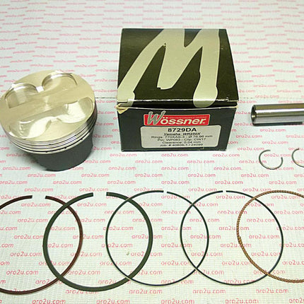 Piston Kit 08-12 WR250X 77.00, Comp. 13.5:1 Wossner 8729DC