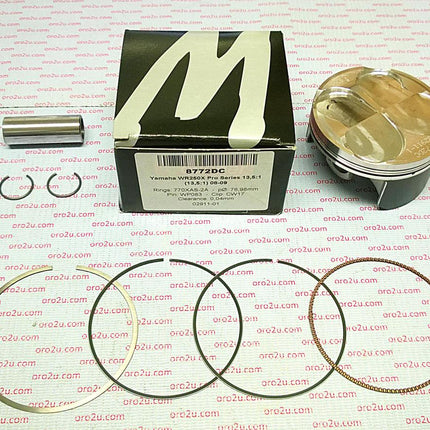 Piston Kit 08-09 WR250X 77 Hc, Forged Wossner 8772DB