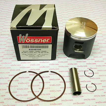 Piston Kit 73-81 TS250 72.00, Forged Wossner 8204D200