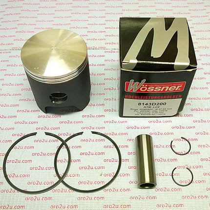 Piston Kit KTM125 LC2 56.75, Forged Wossner 8143D075