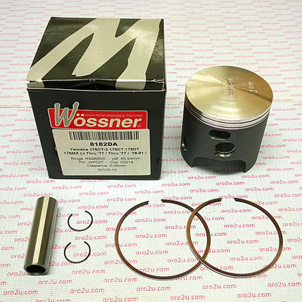 Piston Kit 77-82 DT175 66.50, Forged Wossner 8182D050