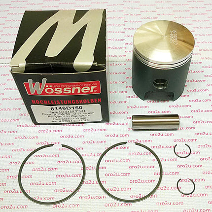Piston Kit 71-89 TS125 56.50, Forged Wossner 8146D050