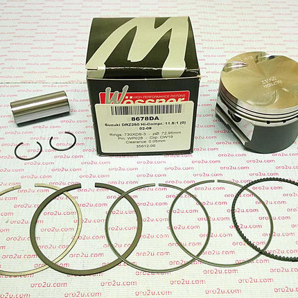 Piston Kit 002-09 DRZ250 73 Hc, Forged Wossner 8678D700