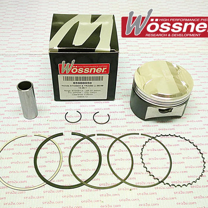 Piston Kit 85-86 ATC350 81.00, Forged Wossner 8598DA
