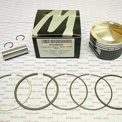 Piston Kit 86-04 XR250 73.50, Forged Wossner 8793D050