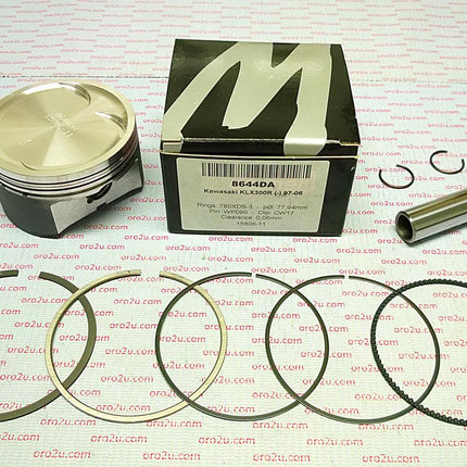 Piston Kit 97-06 KLX300 80.00, Forged Wossner 8644D200
