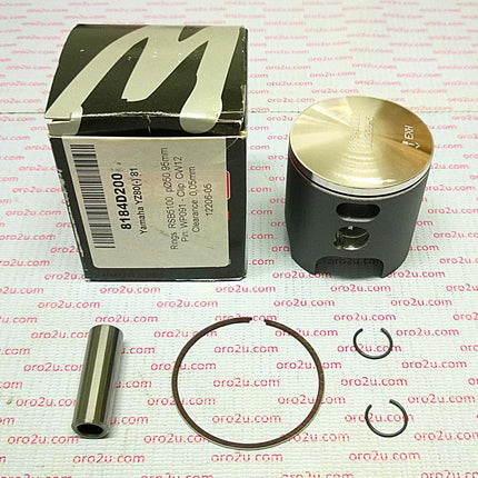 Piston Kit 1981 YZ80 49.50mm, Forged Wossner 8184D050