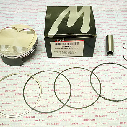 Piston Kit 08-12 RMZ450 96mm, Wossner 8716DB Suzuki Forged