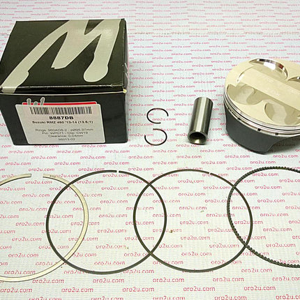 Piston Kit 13-17 RMZ450 96 Hc, Wossner 8887DA Suzuki, 12111-15A00
