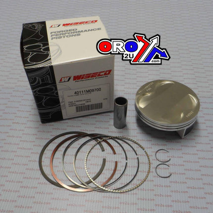 Piston Kit YZF450 14-17 Wiseco 97mm, Armor Glide 97.00 Std Comp 12.5:1, Wiseco 40111M09700B 96.95mm