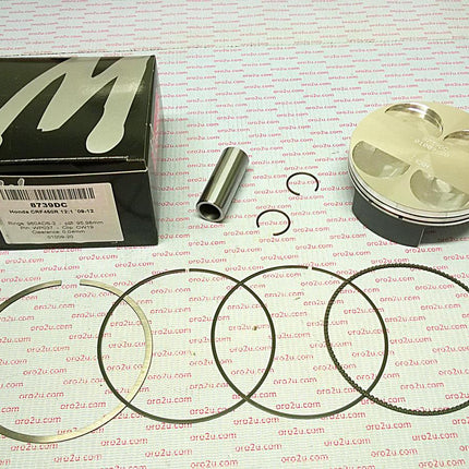 Piston Kit 09-12 CRF450R 96.00, Wossner 8739DC Honda Forged