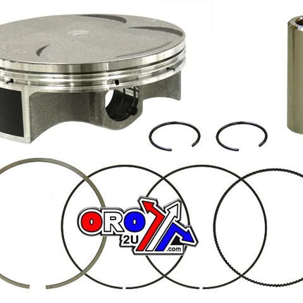 PISTON KIT 09-14 KXF450 96mm, NAMURA NX-20045-CCOMP 12.8:1, KX450F, KX-F450, Hyperdryve