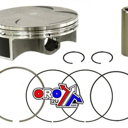 PISTON KIT 09-14 KXF450 96mm, NAMURA NX-20045-CCOMP 12.8:1, KX450F, KX-F450, Hyperdryve