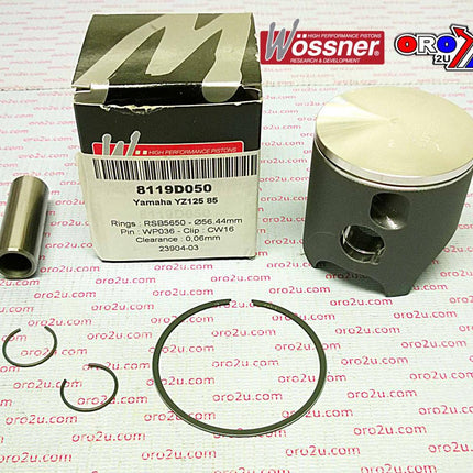 Piston Kit 1983 &85 YZ125 57mm, Wossner 8119D100 Yamaha