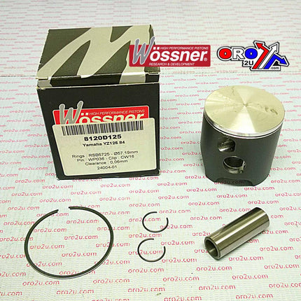Piston Kit 1984 YZ125 58.00, Wossner 8120D200 Yamaha MX