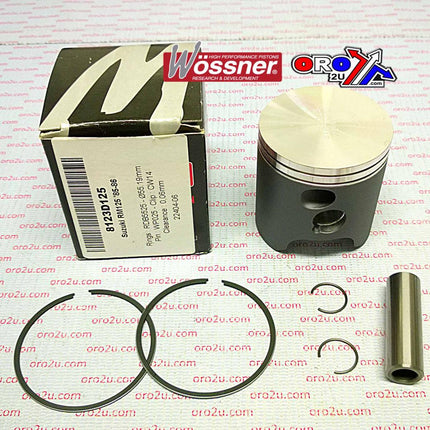 Piston Kit 85-86 RM125 55.25, Wossner 8123D125 Suzuki MX