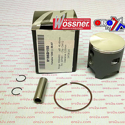 Piston Kit 85-87 YZ80 50.00, Wossner 8186D200 Yamaha MX