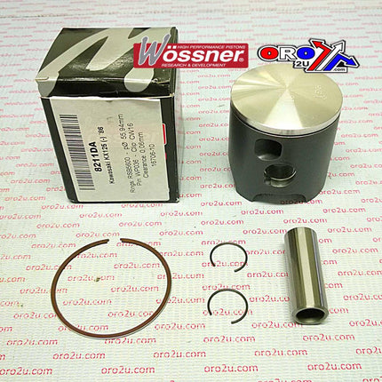 Piston Kit 1986 KX125 56.00, Wossner 8211DC Kawasaki MX