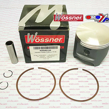 Piston Kit 77-78 YZ400 86.00, Wossner 8264D100 Yamaha MX, 77-78 IT400