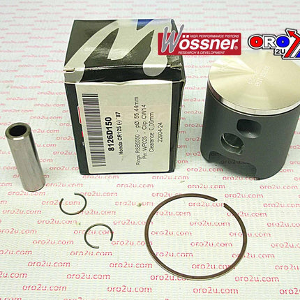 Piston Kit 1987 CR125 55.00, Wossner 8126D100 Honda MX