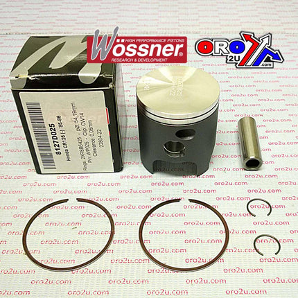 Piston Kit 85-86 CR125 54.00, Wossner 8127DA Honda MX