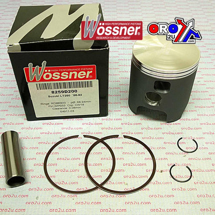 Piston Kit 88-92 LT250 68.50, Wossner 8259D150 Suzuki ATV