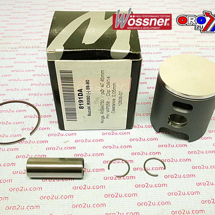 Piston Kit 89-90 RM80 47.50, Wossner 8191DA
