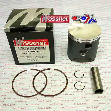 Piston Kit 88-91 YZ250 69.50, Wossner 8134D150 Yamaha MX