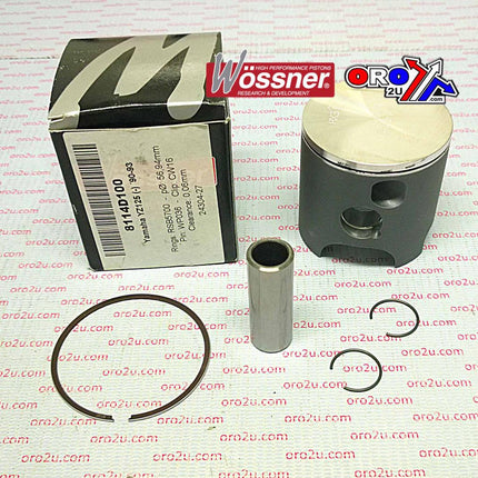 Piston Kit 90-93 YZ125 57.00, Wossner 8114D100 Yamaha MX