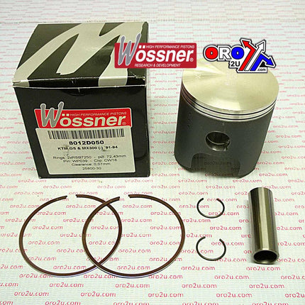 Piston Kit 91-94 KTM300 72.01, Wossner 8012DB Forged