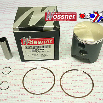 Piston Kit 89-95 RM250 67.00 C, Wossner 8022DC Suzuki MX
