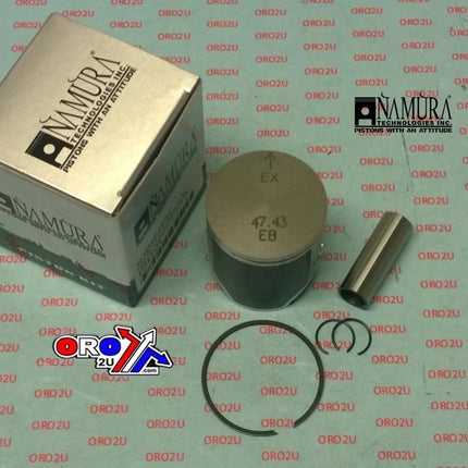 Piston Kit 91-01 RM80 47.50, Namura NX-30080 Suzuki MX