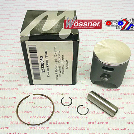 Piston Kit 83-03 KX60 44.00, Wossner 8232D100 Kawasaki MX