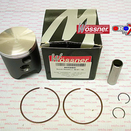 Piston 96-97, 99 RM250 66.40, Wossner 8058DC Suzuki MX