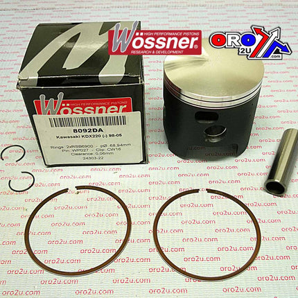 Piston Kit 97-05 KDX220 69.00, Wossner 8092DC Kawasaki