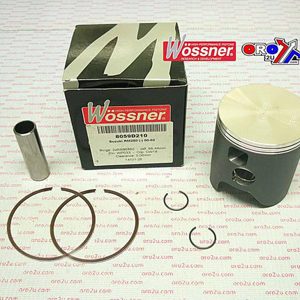 Piston Kit 00-02 RM250 66.40 B, Wossner 8059DB Suzuki MX