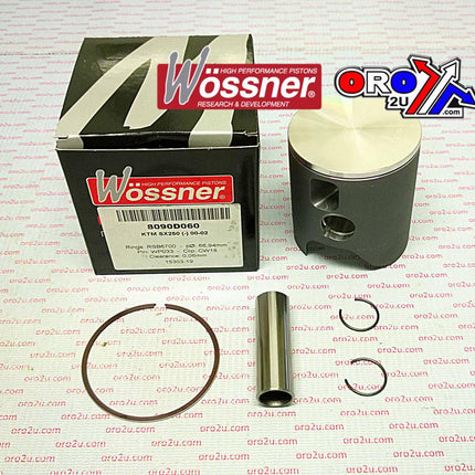 Piston Kit 00-06 KTM250 66.40, Wossner 8090DB Forged