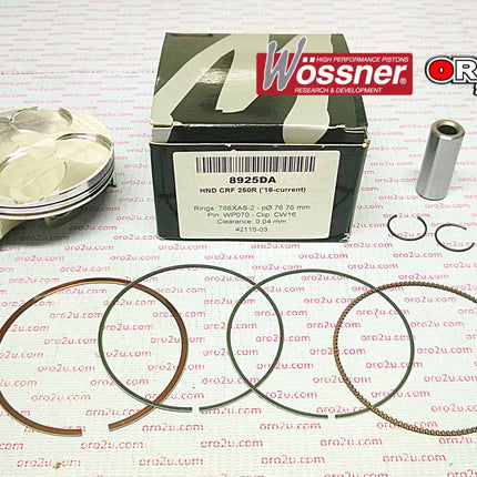 Piston Kit 16-17 CRF250R 76.80 B, Wossner 8925DB 13101-KRN-B10