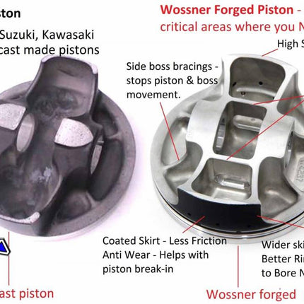 Piston Kit Rzr XP900 SET-2, Wossner K8897DA-2 2204637