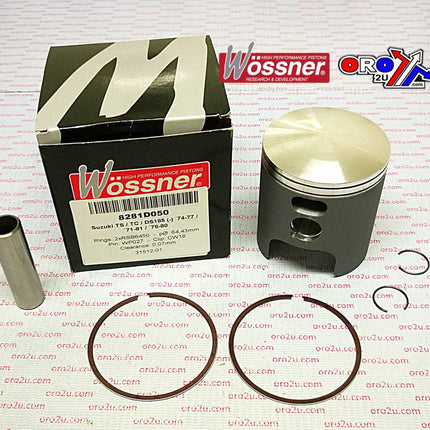 Piston Kit TS185 Tc Ds 64.00, Wossner 8281DA Suzuki