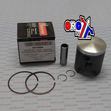 Piston Kit 99-12 125 Mito 56, Cagiva 8018DA Wossner