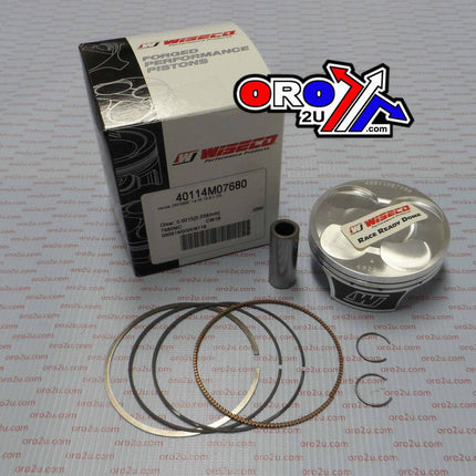 Piston Kit 14-15 CRF250 13.5, Wiseco 40114M07680 Armor Glide, Bore Size 76.80mm