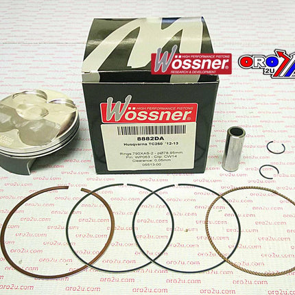 Piston Kit 12-13 TC250 79.00, Wossner 8882DA Husqvarna