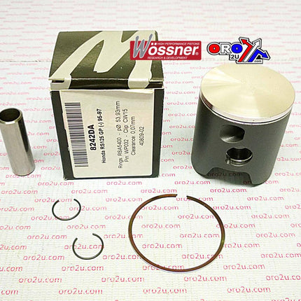 Piston Kit 95-97 RS125 Gp 54.0, Forged Wossner 8242DA