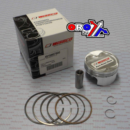 Piston Kit GSXR1000 01-04 7600, Wiseco 4819M07600 Road Suzuki